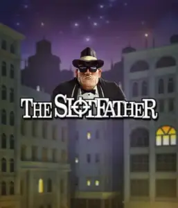 Step into the shadowy realm of The Slotfather slot by Betsoft, featuring a dominant mafia boss posed against a nocturnal cityscape. This image conveys the gritty ambience of the mafia underworld, with the boss dressed in a classic black suit and fedora. Ideal for lovers of gangster-themed games, providing a captivating adventure. 